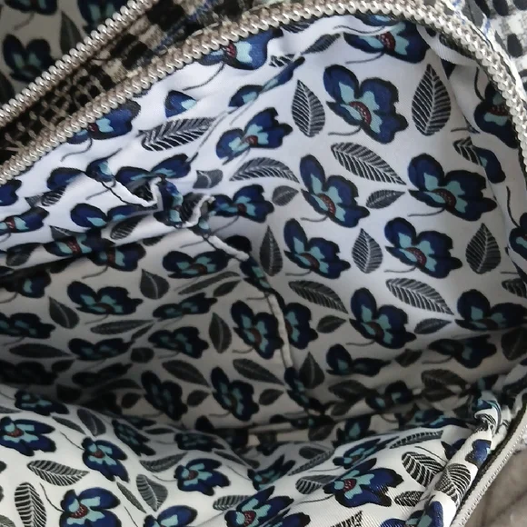 Vera Bradley Floral Checkered Sling Bag - Picture 4 of 9